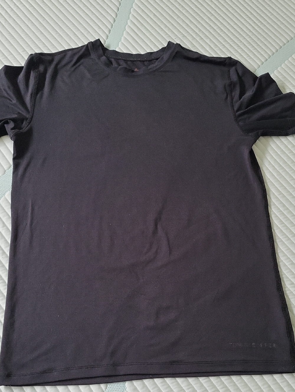 Men's Black Short Sleeve Crewneck Tee